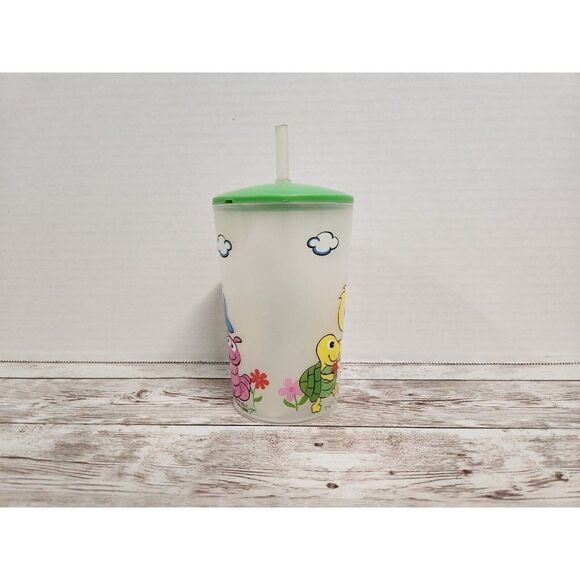 Vintage Set 6 Duck Serving Set Plate Bowl Fork Spoon Sippy Cup Section Tray - Picture 13 of 13